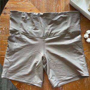 All in Motion High-Waisted Taupe Women's Shorts